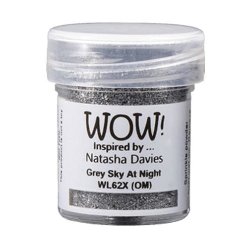 WOW! Embossingpulver Colour Blends - Grau Silber mehrfarbig 15 ml Pulver