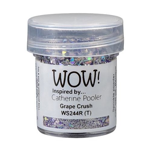 WOW! Embossingpulver Glitters Grape Crush Lila Silber 15 ml Glitzer Pulver