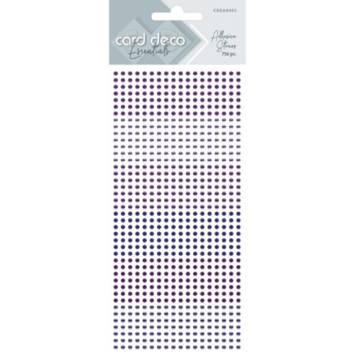Card Deco Adhesive Stones - 754 Strasssteine selbstklebend Lila Purple Rosa
