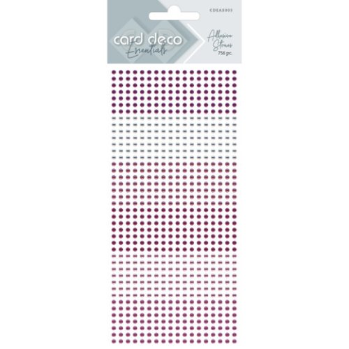 Card Deco Adhesive Stones - 754 Strasssteine selbstklebend Rot Pink O, 3,70  €