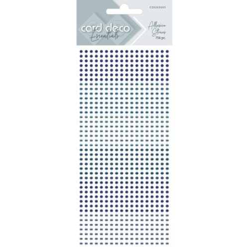 Card Deco Adhesive Stones - 754 Strasssteine selbstklebend Blau T&uuml;rkis Gr&uuml;n
