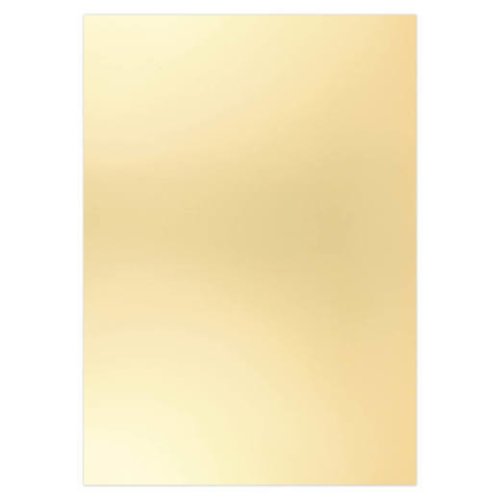 Metallic Cardstock Gold - 6 Blatt 250g/m&sup2; Papier Karton A4 Karton Gelb