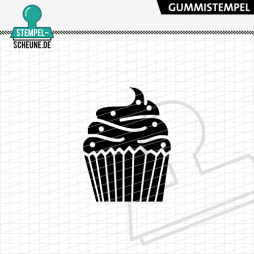 Stempel-Scheune Gummistempel 613 - Muffin Geburtstag...