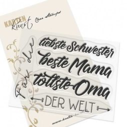 Karten-Kunst Clear Stamps F&uuml;r die tollsten Frauen...