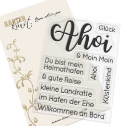 Karten-Kunst Clear Stamps Riesige W&uuml;nsche Ahoi -...
