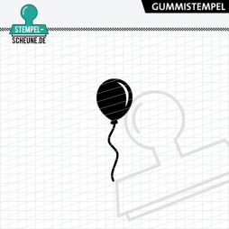 Stempel-Scheune Gummistempel 666 - Luftballon Geburtstag...