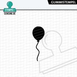 Stempel-Scheune Gummistempel 667 - Luftballon Geburtstag...