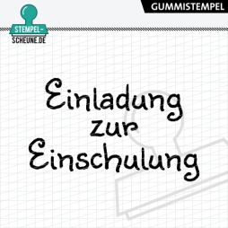 Stempel-Scheune Gummistempel 673 - Einladung zur...
