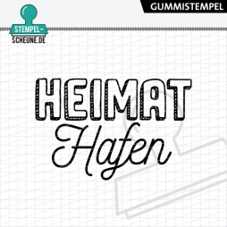 Stempel-Scheune Gummi 631 - Heimathafen Familie Zuhause...
