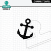 Stempel-Scheune Gummi 647 - Anker Klein Schiff Boot Maritim Meer Maritim