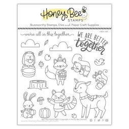 Honey Bee Stamps Stempelset - Better Together Tiere Reh...