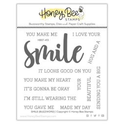 Honey Bee Stamps Stempelset - Smile Buzzword Lachen...
