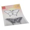Marianne Design Stempel Stanzschablone - Schmetterling Fl&uuml;gel Insekt Tier Natur