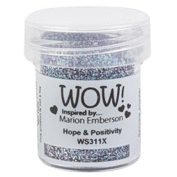WOW! Embossingpulver Glitters Hope &amp; Positivity...