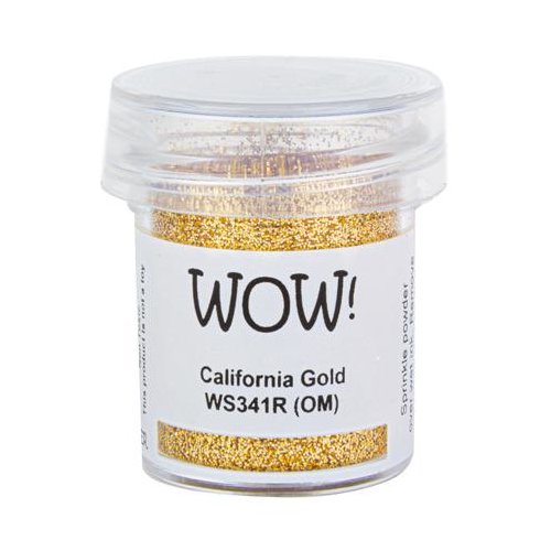 WOW! Embossingpulver Glitters California Gold Orange 15 ml Glitzer Pulver