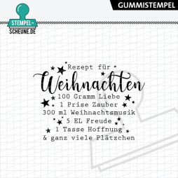 Stempel-Scheune Gummistempel 688 - Rezept f&uuml;r...
