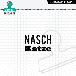 Stempel-Scheune Gummistempel 689 - Naschkatze...
