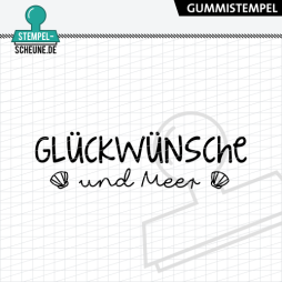 Stempel-Scheune Gummi 675 - Gl&uuml;ckw&uuml;nsche und...