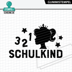 Stempel-Scheune Gummi 680 - Schulkind M&auml;dchen...