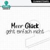 Stempel-Scheune Gummi 700 - Mehr Gl&uuml;ck geht einfach nicht Maritim