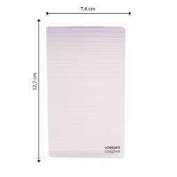 Vaessen Creative Pr&auml;geschablone Linien - 7,6 x 12,7 cm Embossing Folder Lines 08