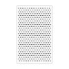 Vaessen Creative Pr&auml;geschablone Punkte - 7,6 x 12,7 cm Embossing Folder Dots 101
