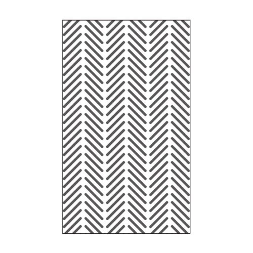 Vaessen Creative Pr&auml;geschablone Striche Linien - 7,6 x 12,7 cm Embossing Folder