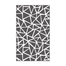 Vaessen Creative Pr&auml;geschablone Dreieck Texture -...