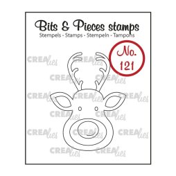 Crealies CLBP121 Clear Stamps - Weihnachten Rentier...
