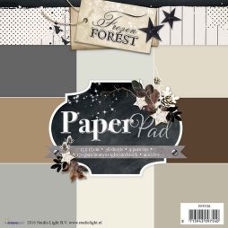 StudioLight Paper Pad Frozen Forest 15 x 15 cm 36...