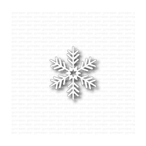 Gummiapan Stanzschablone D221027 - Schneeflocke Stern Snowflake Schnee Winter