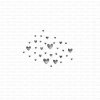 Gummiapan Stanzschablone D221094 - Herzen Hearts Liebe Herz Hochzeit Hintergrund