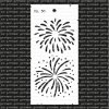 Gummiapan Stencil STE_no30 - Feuerwerk Silvester Neujahr Party Rakete Familie