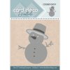 Card Deco Stanzschablone CDEMIN10057 - Schneemann Schnee Winter Hut Kinder