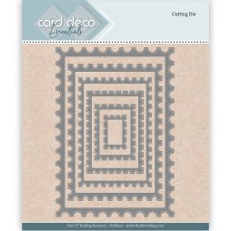 Card Deco Stanzschablone 6 Rechtecke - Briefmarke...