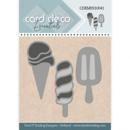 Card Deco Stanzschablone CDEMIN10041 - Eis Sommer...
