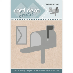 Card Deco Stanzschablone CDEMIN10046 - Briefkasten Post...