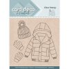 Card Deco Clear Stamp Essentials CDECS130 - Winter Jacke Handschuhe M&uuml;tze Schnee