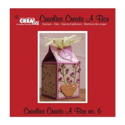 Crealies CCAB06 Create a Box - Milchkarton Milchpackung...