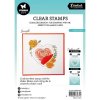 StudioLight Essentials Clear Stamp Heart Shape - Herz Herzen Liebe Blume Rose