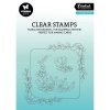 StudioLight Essentials Clear Stamp Square Shape - Quadrat Blumen Pflanze Rahmen