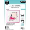 StudioLight Essentials Clear Stamp Square Shape - Quadrat Blumen Pflanze Rahmen