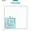 StudioLight Essentials Clear Stamp Square Shape - Quadrat Blumen Pflanze Rahmen
