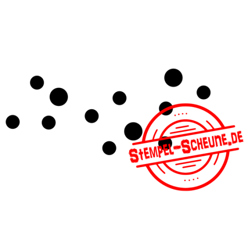 Stempel-Scheune Gummistempel 209 - Punkte Hintergrund Muster Kreise Punkt Motiv