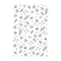 Sizzix Pr&auml;geschablone Drifting Leaves 3D - A6 11 x 16 cm Bl&auml;tter Blatt Blume
