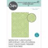 Sizzix Pr&auml;geschablone Palm Repeat 3D - A6 11 x 16 cm Pflanze Bl&auml;tter Blume Blatt