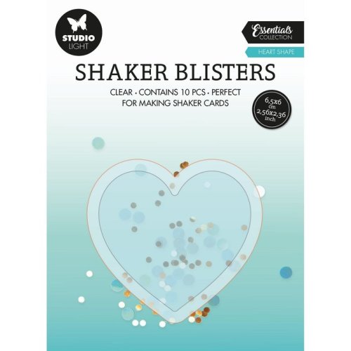 StudioLight Shaker Blister - 10 Herz Shaker Sch&uuml;ttelfenster Sch&uuml;ttelkarte
