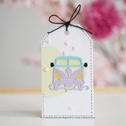 Creative Expressions Stanzschablone - On The Road Fahrzeug Bus Bulli  Camper Van