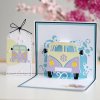 Creative Expressions Stanzschablone - On The Road Fahrzeug Bus Bulli  Camper Van
