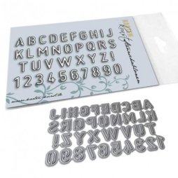 Karten-Kunst Stanzschablone - Alphabet A - Z Buchstaben...